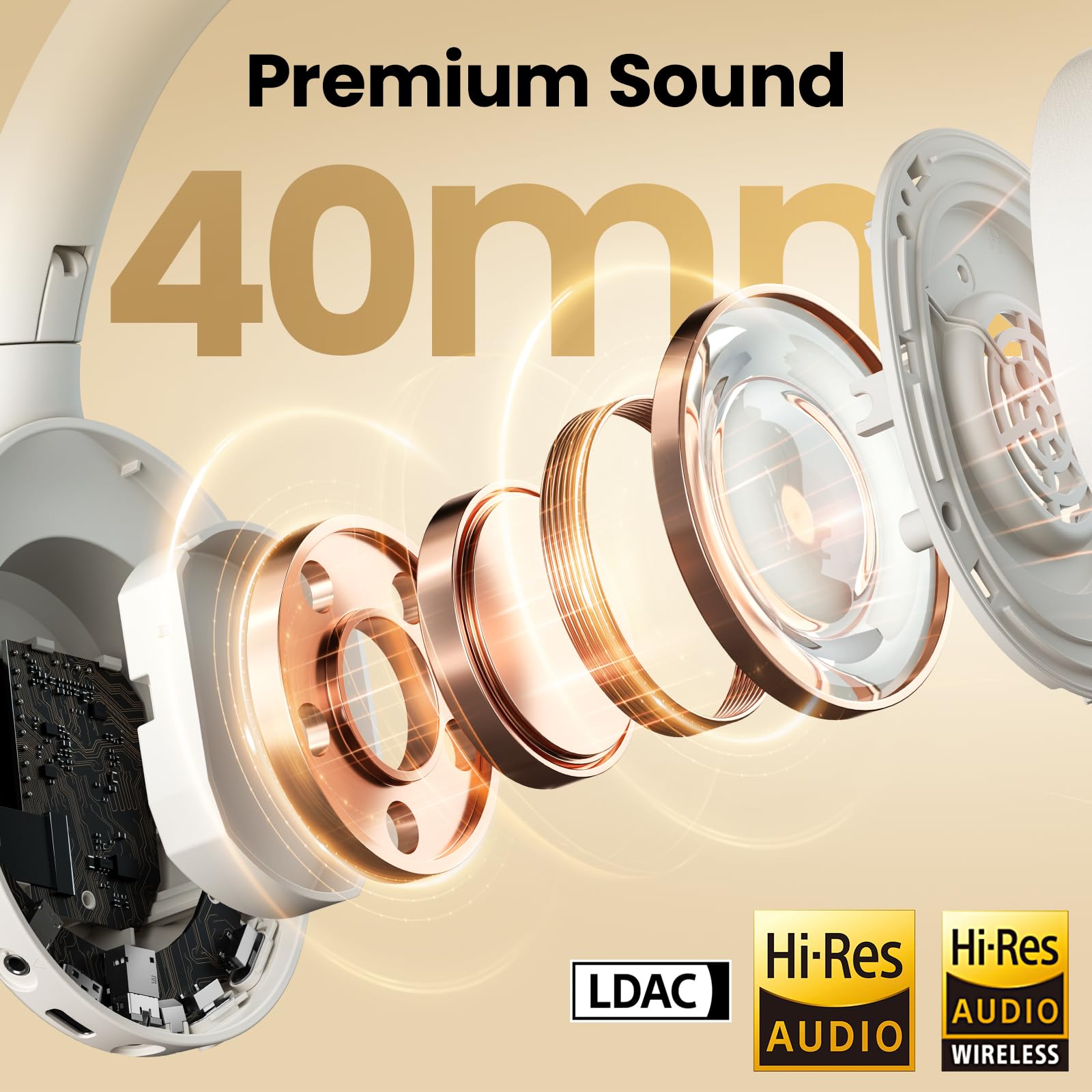 Foto 5 pulgar | Auriculares Haylou S30 Hybrid Anc Para Colocar Sobre Las Orejas Bluetooth 5.4 - Venta Internacional.