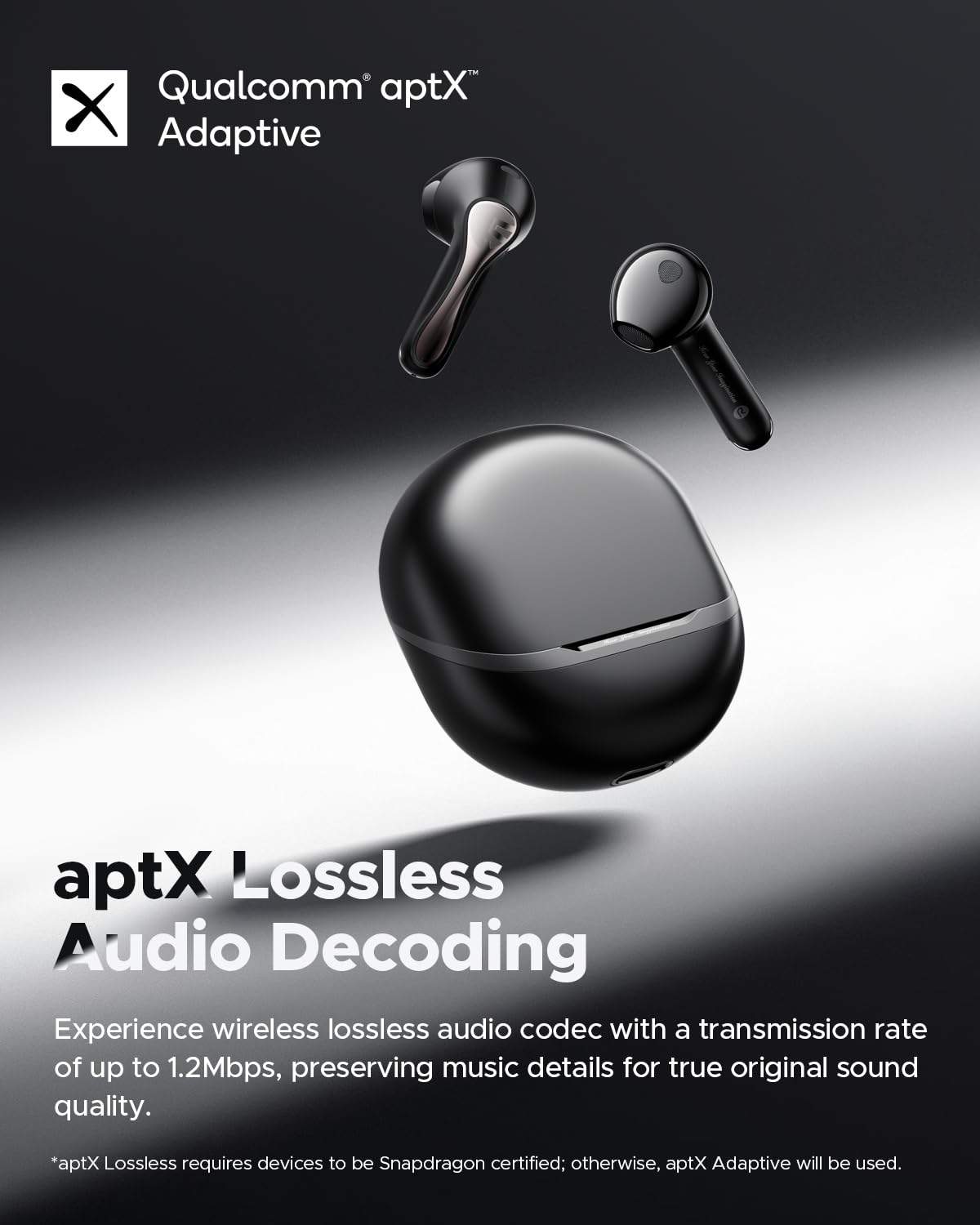 Foto 5 pulgar | Auriculares Inalámbricos Soundpeats Air5 Bluetooth 5.4 Con Aptx 30 Horas - Venta Internacional.