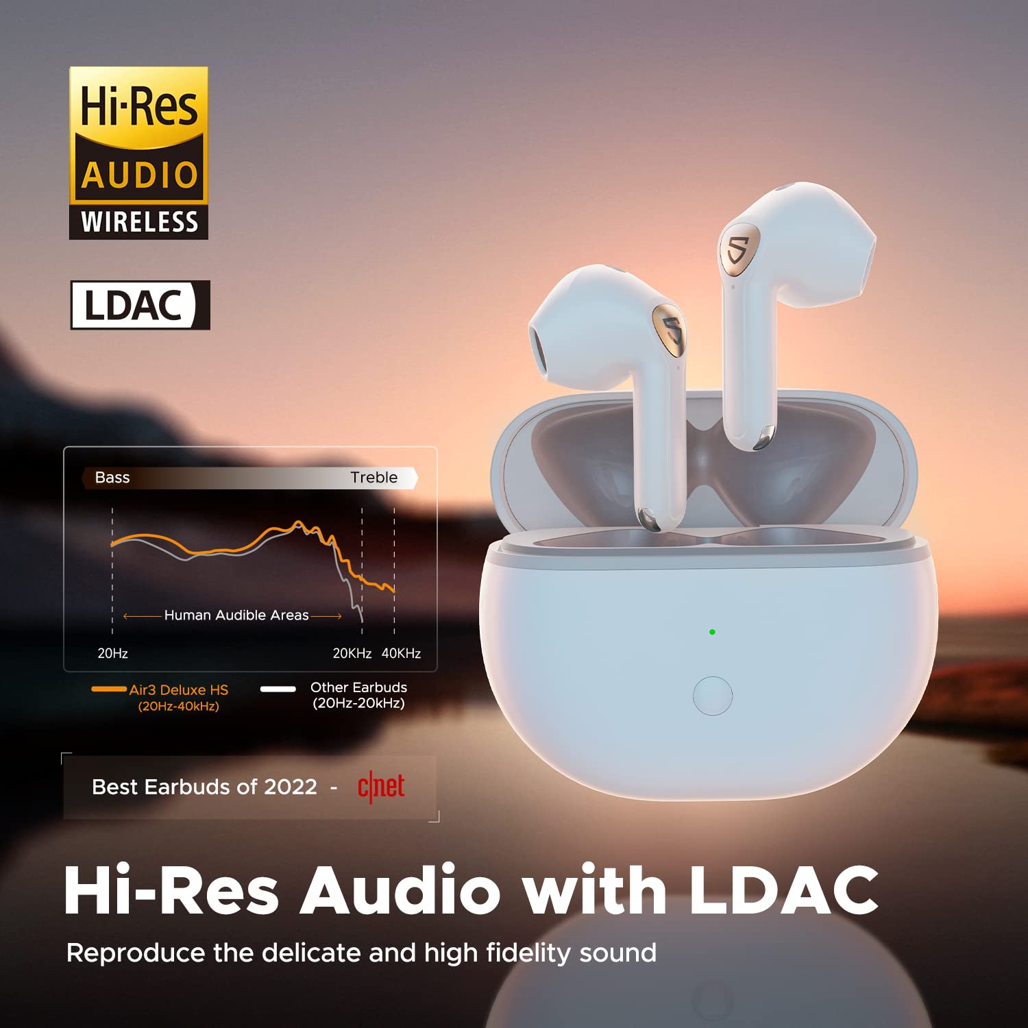 Foto 2 | Auriculares Inalámbricos Soundpeats Air3 Deluxe Hs Bluetooth 5.3 - Venta Internacional.