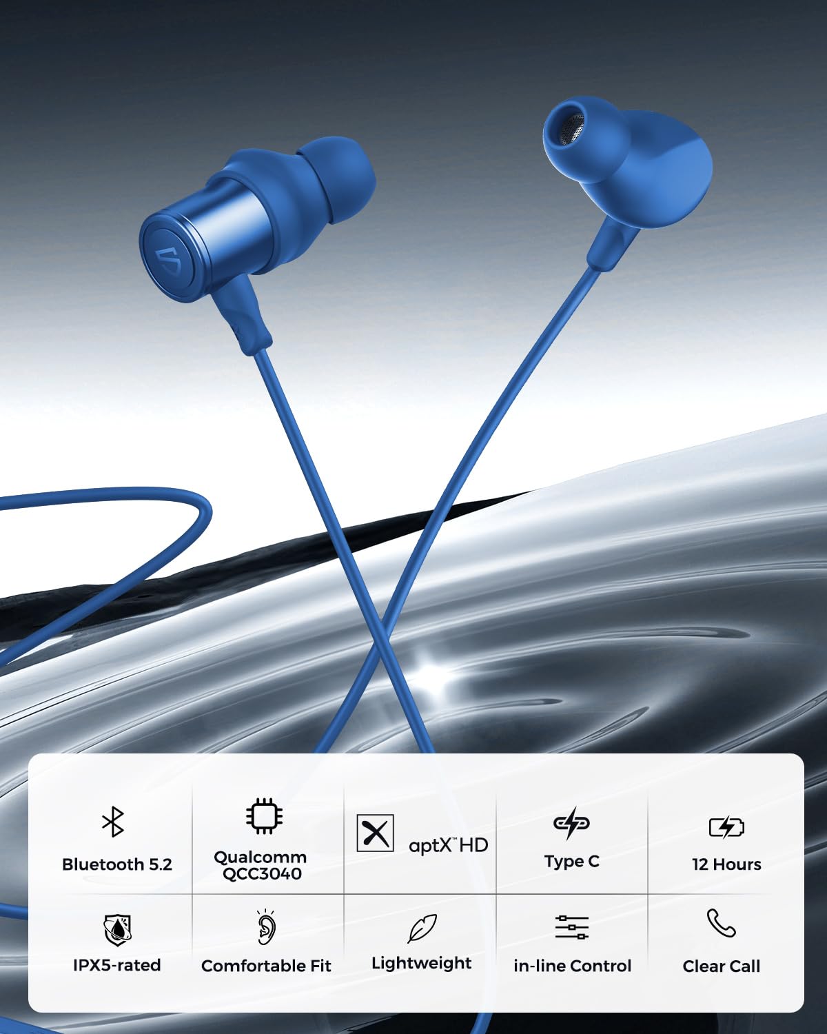Foto 8 pulgar | Auriculares Bluetooth Soundpeats Q30 Hd+ Inalámbricos 5.2 Ipx5 - Venta Internacional.