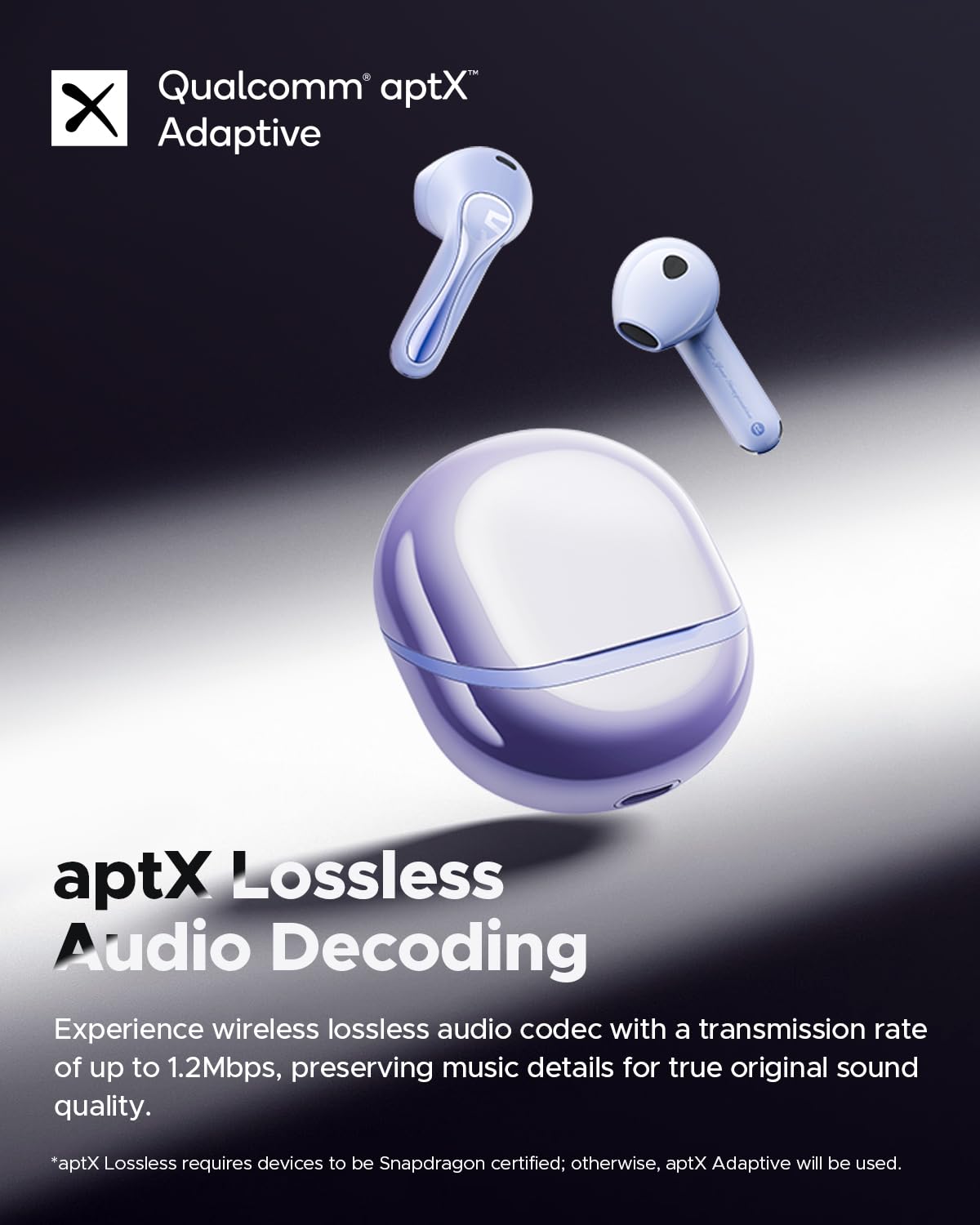 Foto 5 pulgar | Auriculares Inalámbricos Soundpeats Air5 Con Aptx, 6 Micrófonos, 30 Horas - Venta Internacional.