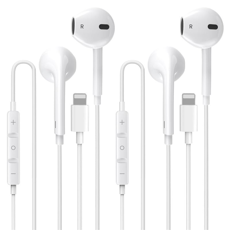 Auriculares Corinth Con Certificación Apple Mfi Con Micrófono Para Iphone - Venta Internacional.