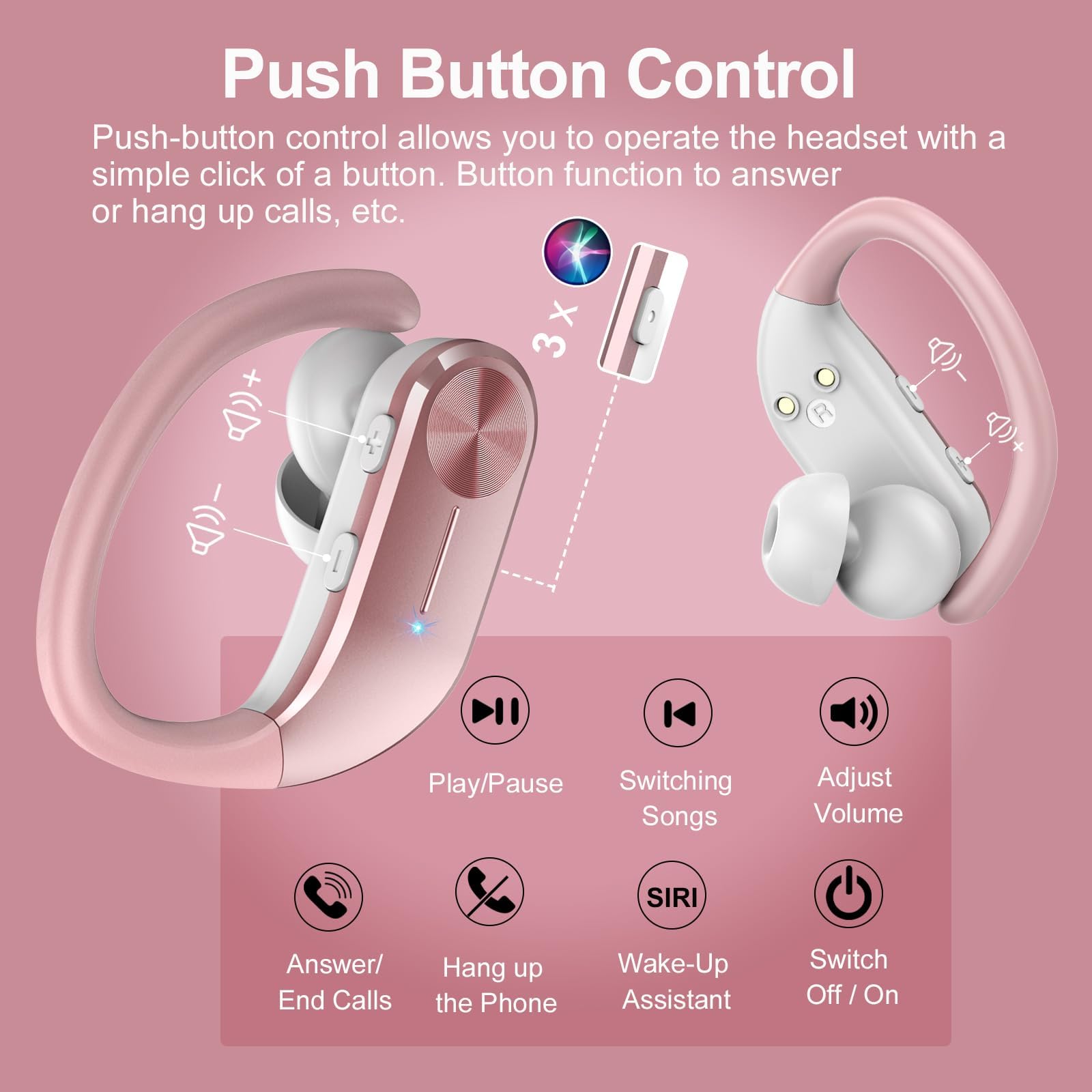 Foto 5 pulgar | Auriculares Inalámbricos Bluetooth Hadbleng Sports 2024 Con Pantalla Led - Venta Internacional.