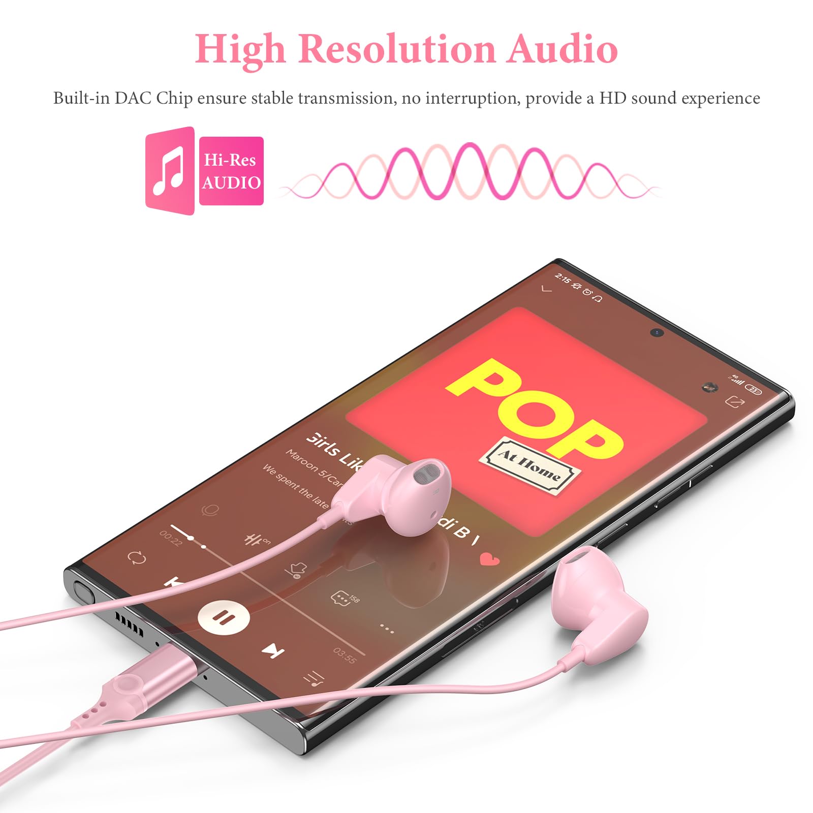 Foto 2 | Auriculares Apetoo Usb C Para Apple Iphone 15 Pro Max Ipad Pro - Venta Internacional.