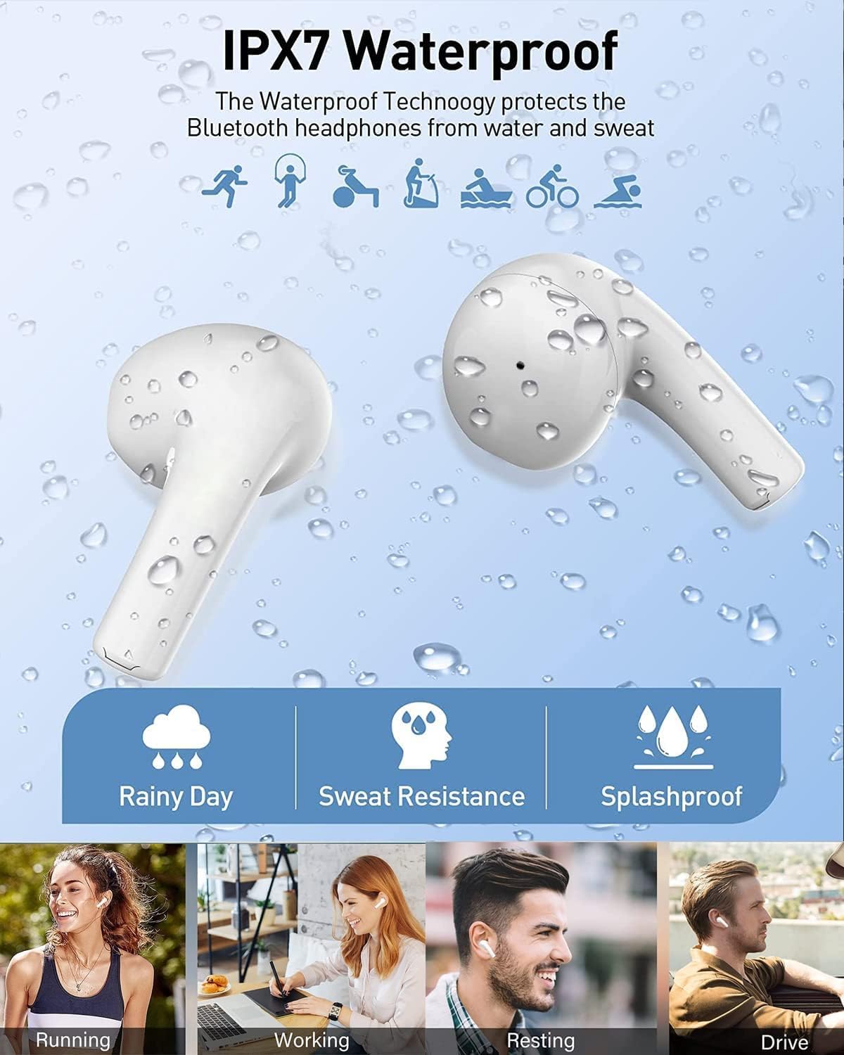 Foto 6 pulgar | Auriculares Inalámbricos Bluetooth Case Logic Para Iphone 2023 - Venta Internacional.