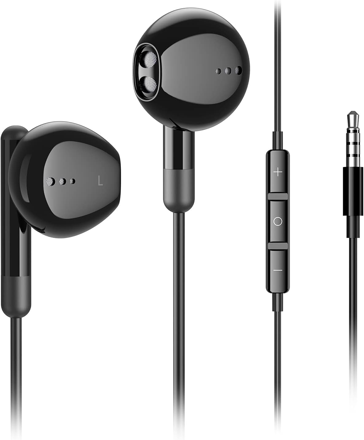 Auriculares Con Cable Carego Con Micrófono Para Iphone, Ipad Y Samsung, Color Gris - Venta Internacional.