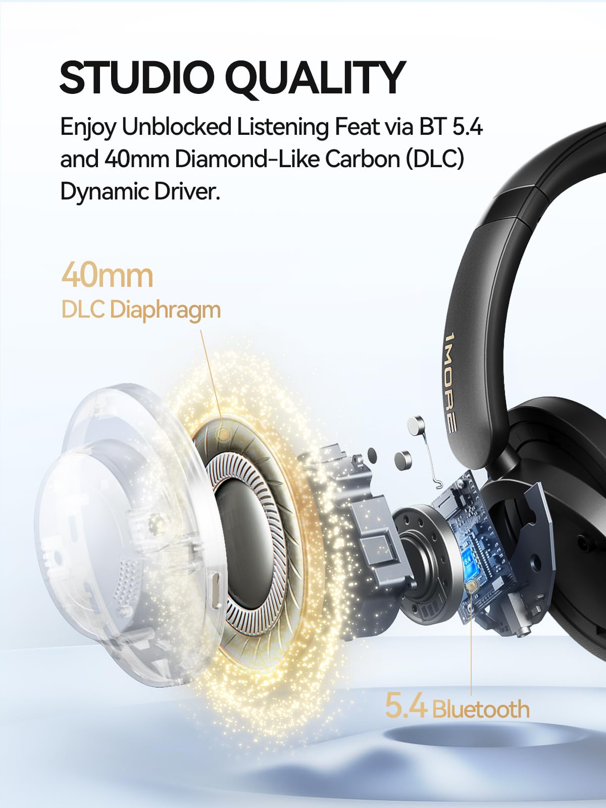 Foto 3 pulgar | Auriculares Con Cancelación De Ruido 1more Sonoflow-pro Hq51 Bluetooth - Venta Internacional.
