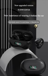 Foto 1 | Auriculares Bluetooth Q7 Impermeables De Conducción Ósea Blanco/negro - Venta Internacional.