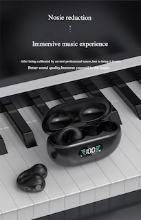 Foto 4 | Auriculares Bluetooth Q7 Impermeables De Conducción Ósea Blanco/negro - Venta Internacional.