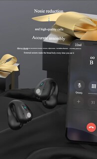 Foto 7 | Auriculares Bluetooth Q7 Impermeables De Conducción Ósea Blanco/negro - Venta Internacional.