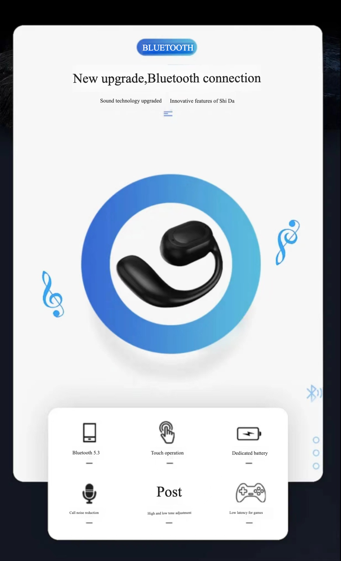 Foto 8 pulgar | Auriculares Bluetooth Ows 520 Mini Touch Smart Call Reductor De Ruido - Venta Internacional.