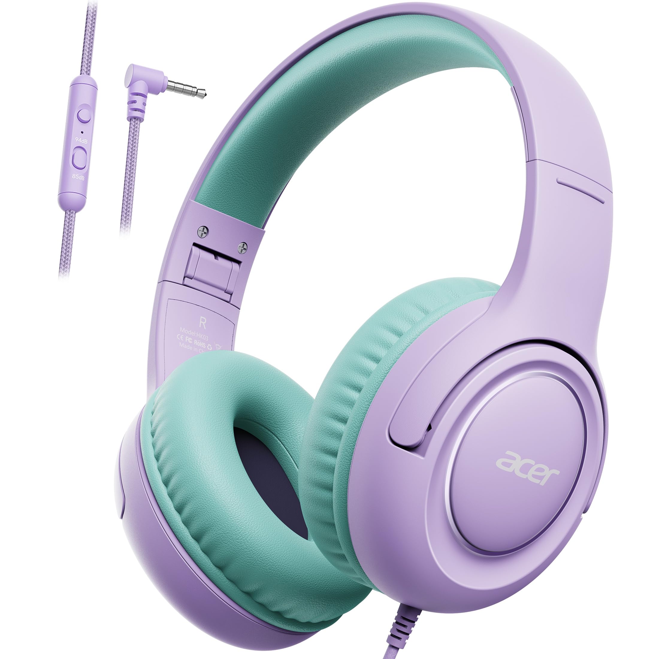Foto 2 pulgar | Auriculares Acer Hk03 Para Niños Con Limitador De Volumen De 85/94 Db - Venta Internacional.