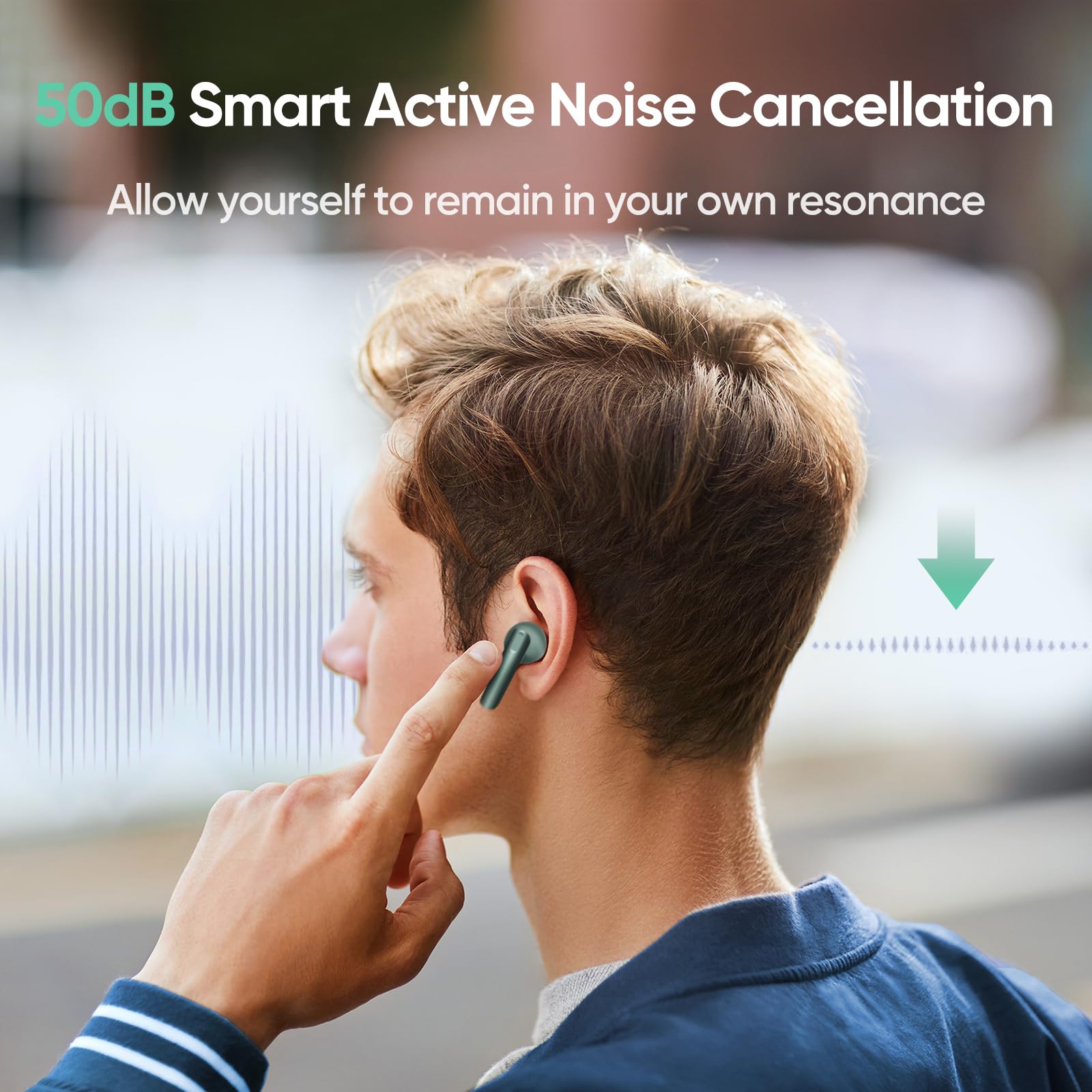 Foto 5 | Auriculares Intraurales Realme Buds Air 6 Tws Driver De 12,4 Mm, Color Verde Bosque - Venta Internacional.
