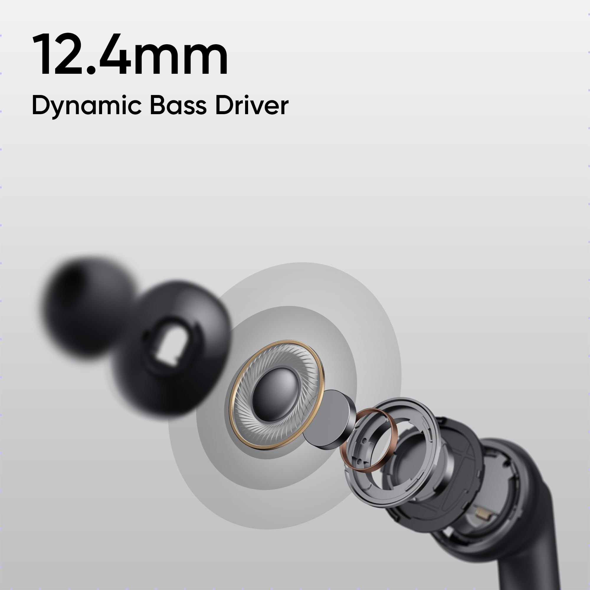 Foto 3 | Auriculares Realme Buds T310 Truly Wireless Con Batería Anc De 40 Horas - Venta Internacional.