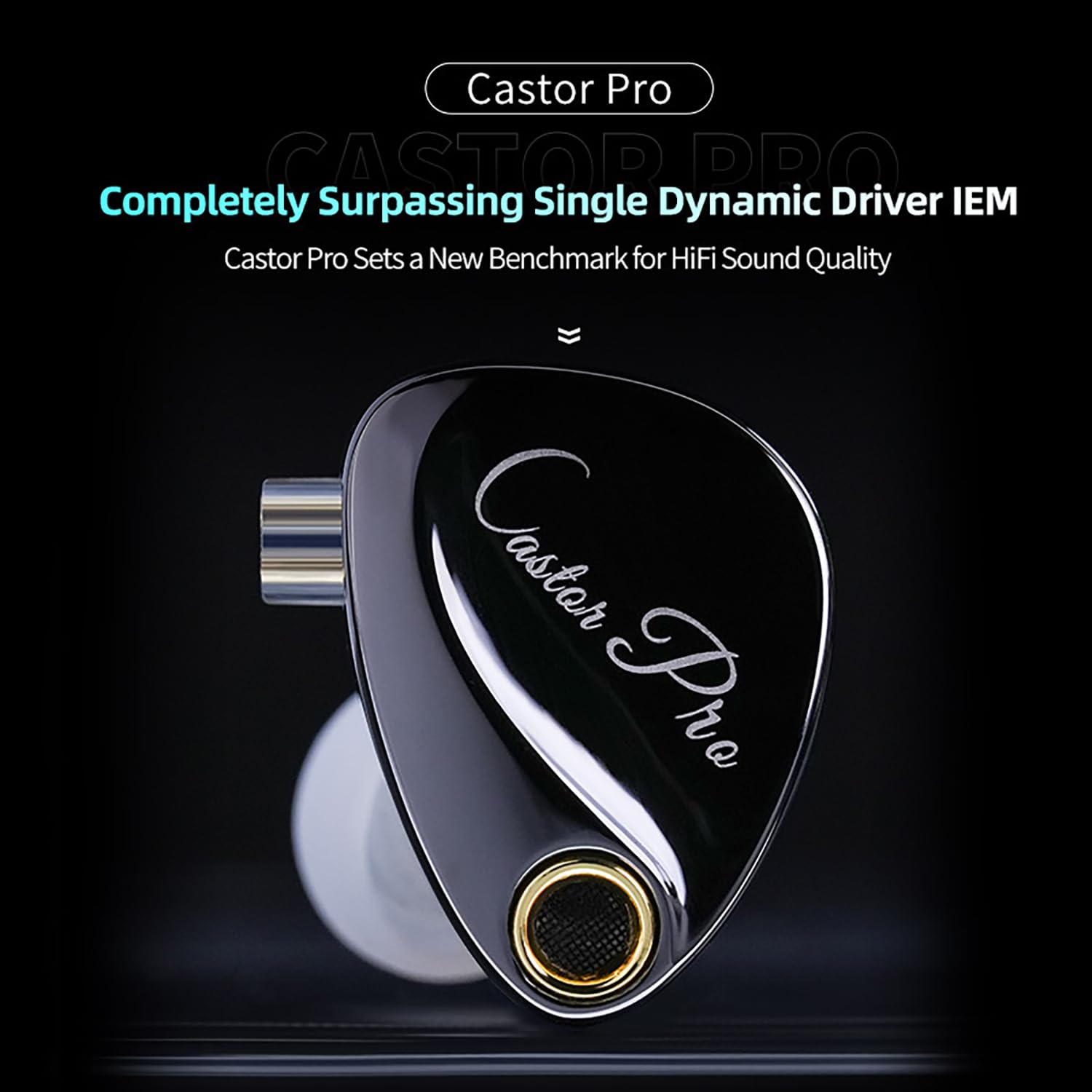 Foto 2 | Monitor Intraural Kz Castor Pro Hifi Ajustable Con Tecnología Dual-dynamic Dr - Venta Internacional.