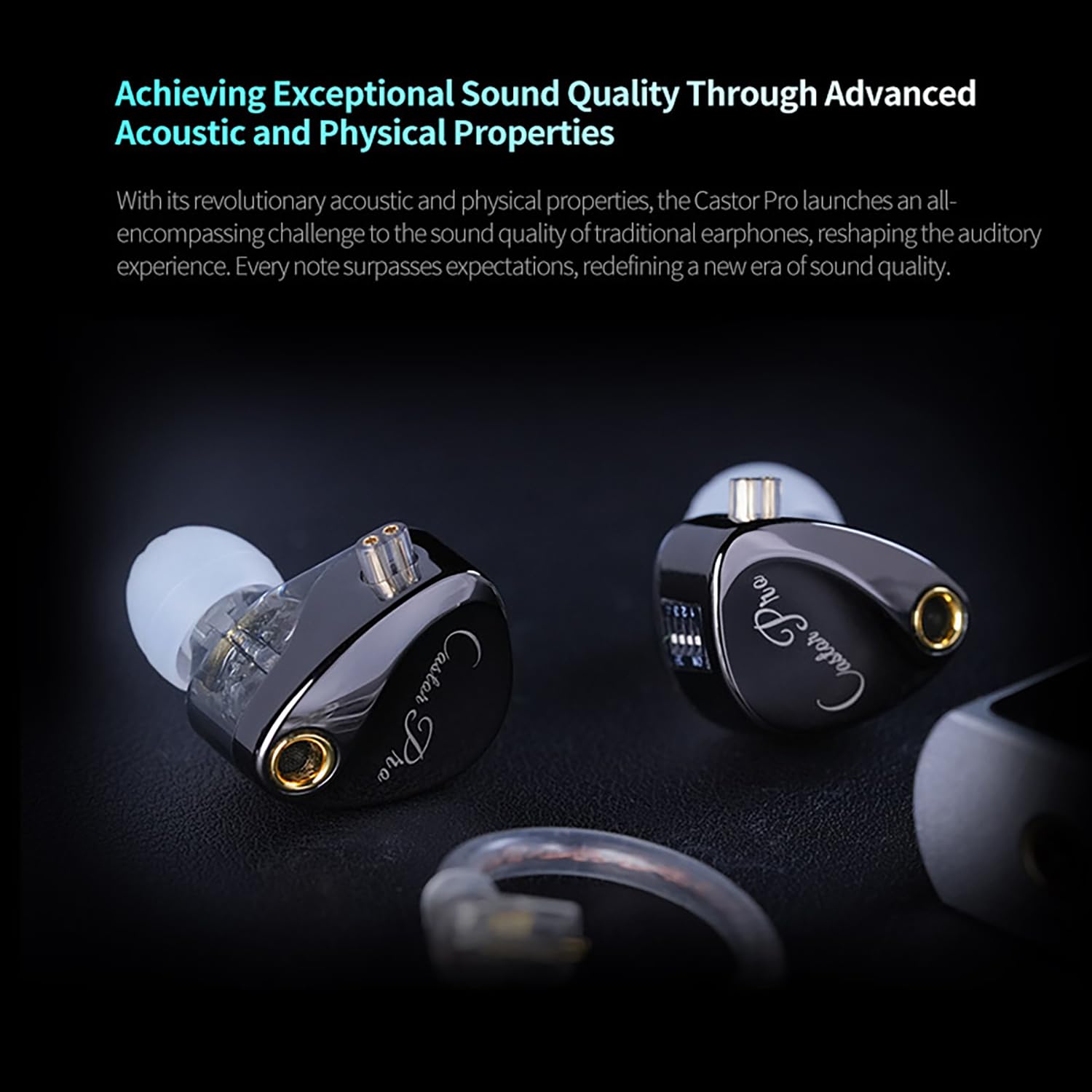 Foto 5 pulgar | Monitor Intraural Kz Castor Pro Hifi Ajustable Con Tecnología Dual-dynamic Dr - Venta Internacional.
