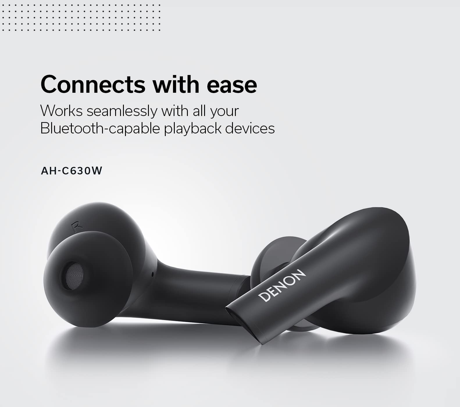 Foto 3 | Auriculares True Wireless Denon Ah-c630w Bluetooth, Color Blanco - Venta Internacional.