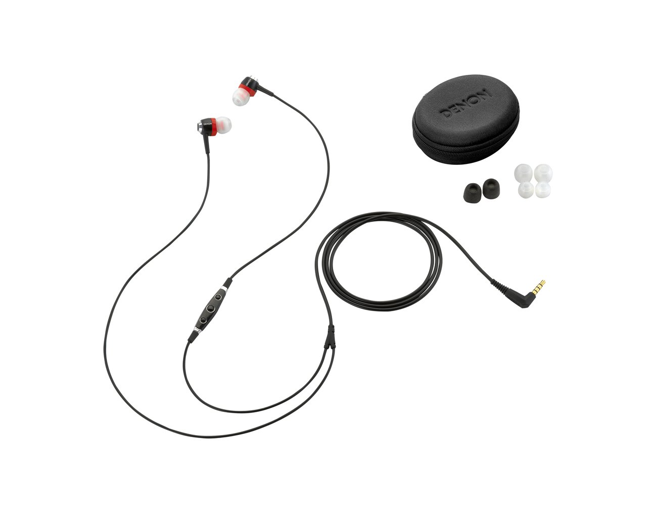 Foto 4 pulgar | Auriculares Intraurales Denon Ah-c100rd Urban Raver Con Micrófono, Color Rojo - Venta Internacional.