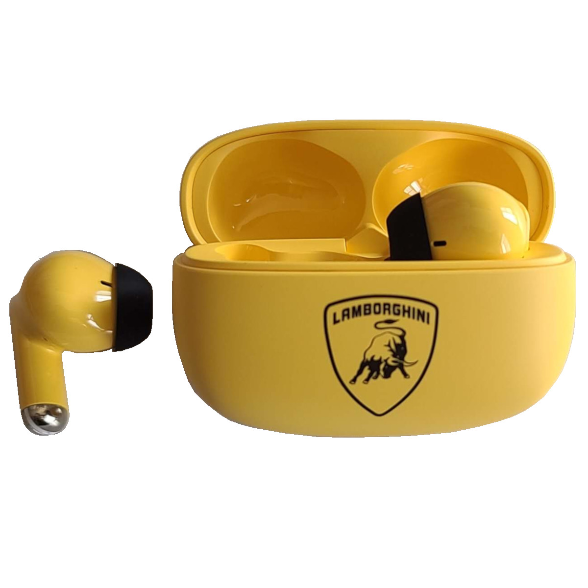 Foto 2 pulgar | Audifonos Lamborghini Bud Mini Tws Bluetooth Color Amarillo