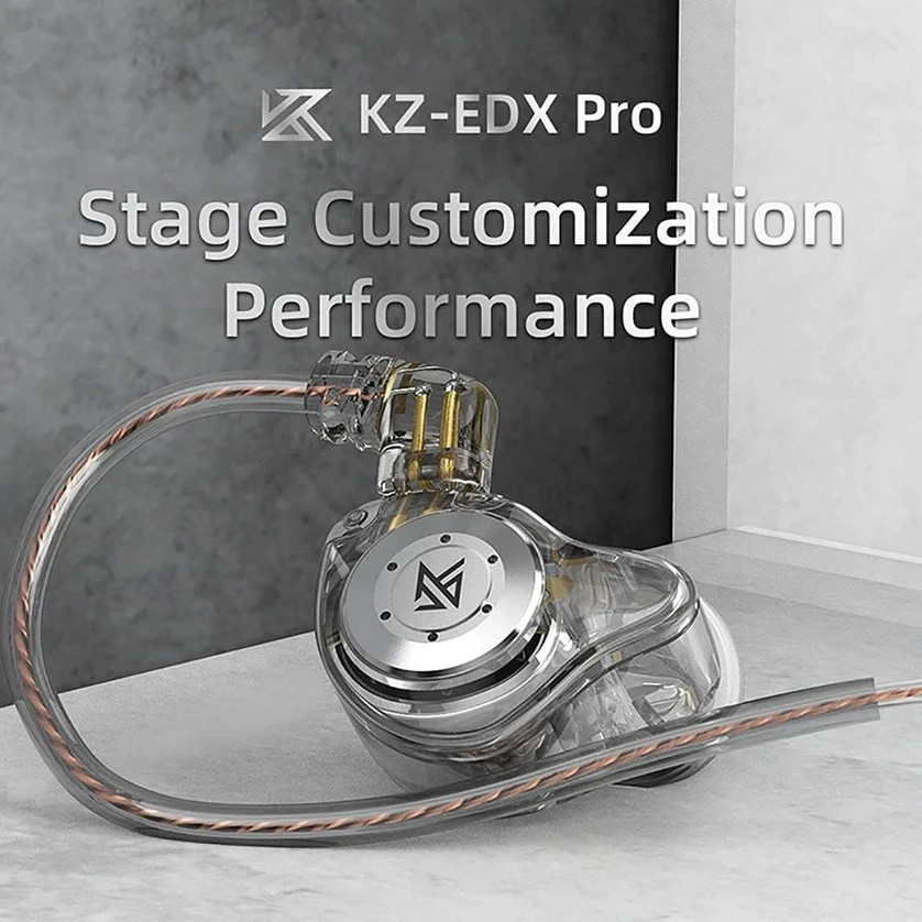 Foto 6 | Audífonos Dinámicos De Magnetos Duales Kz Edx Pro Cyber Crystal
