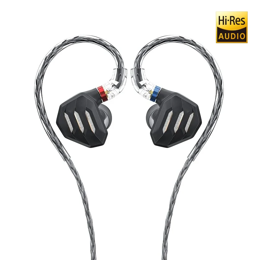 Audífonos Híbridos De 5 Drivers + Turbo Bass Fiio Fh7s Black