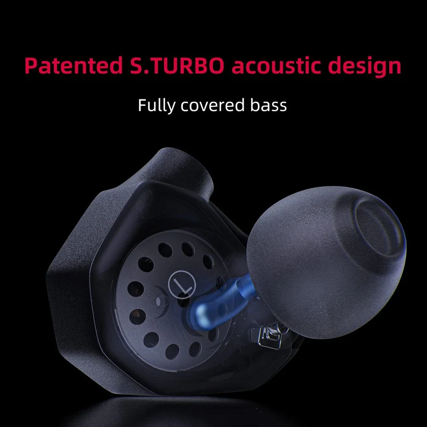 Foto 6 pulgar | Audífonos Híbridos De 5 Drivers + Turbo Bass Fiio Fh7s Black
