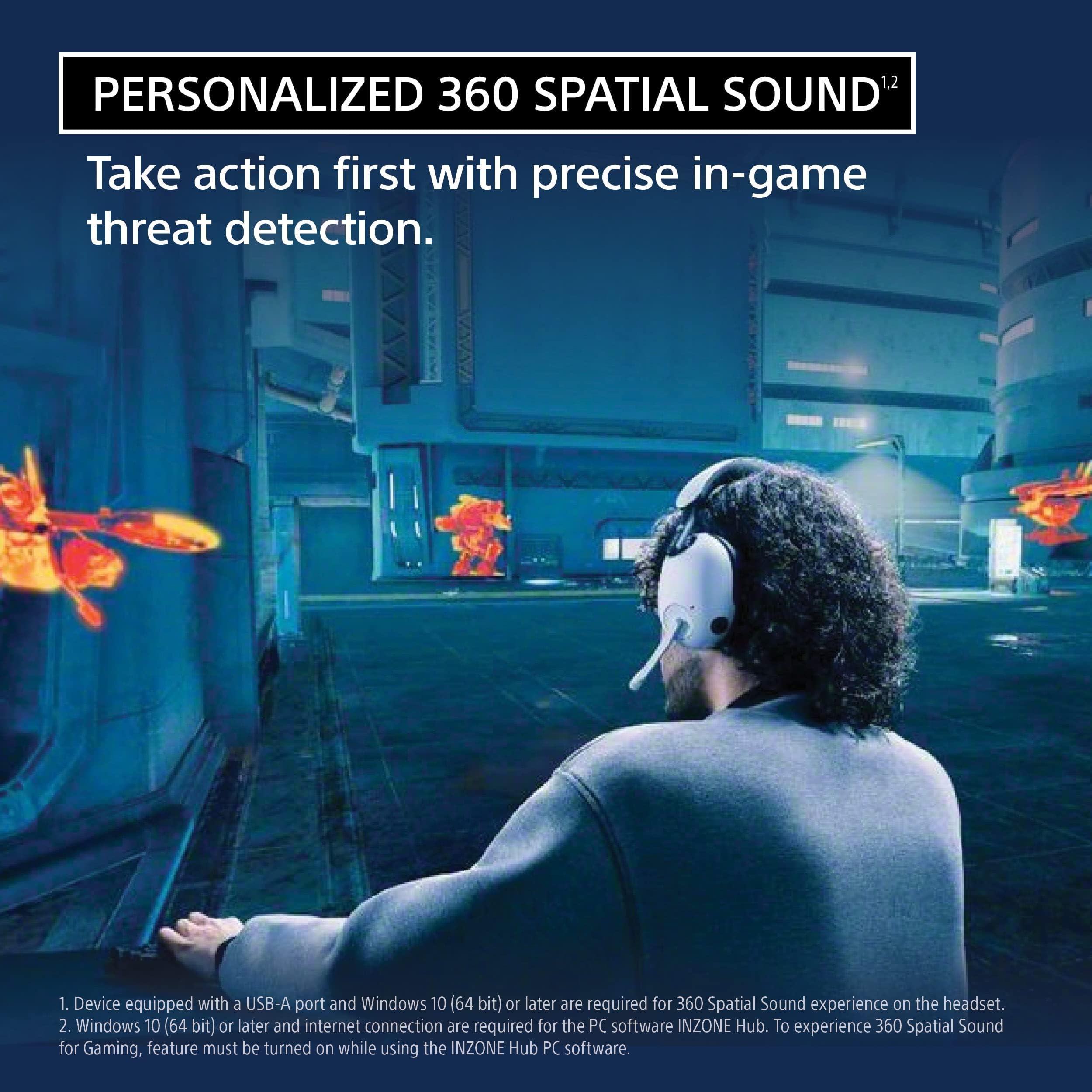 Foto 3 | Auriculares Inalámbricos Para Juegos Sony Inzone H9 Con Cancelación De Ruido - Venta Internacional.