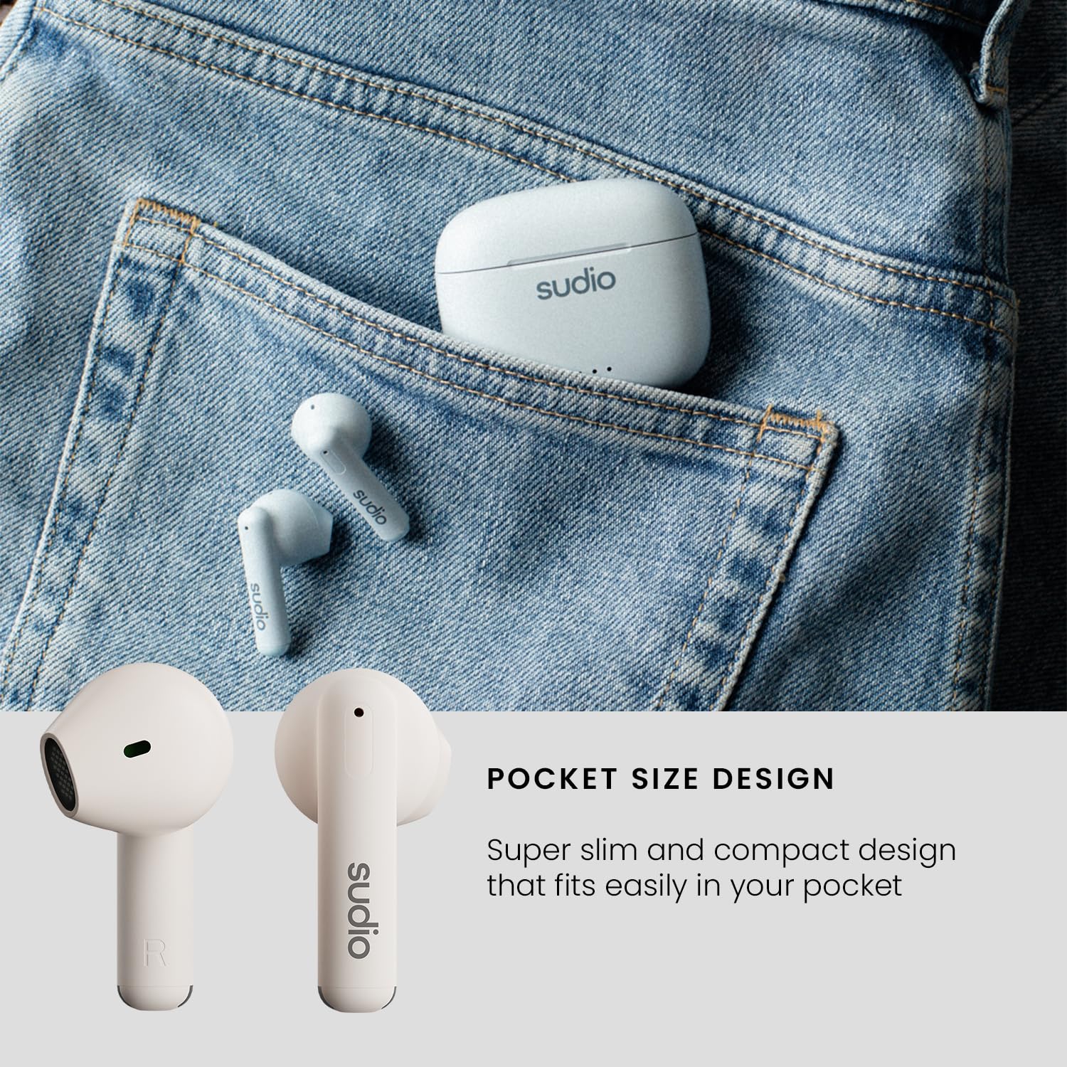 Foto 5 pulgar | Auriculares True Wireless Sudio A1 Bluetooth 5.3 Con Funda De Carga - Venta Internacional.