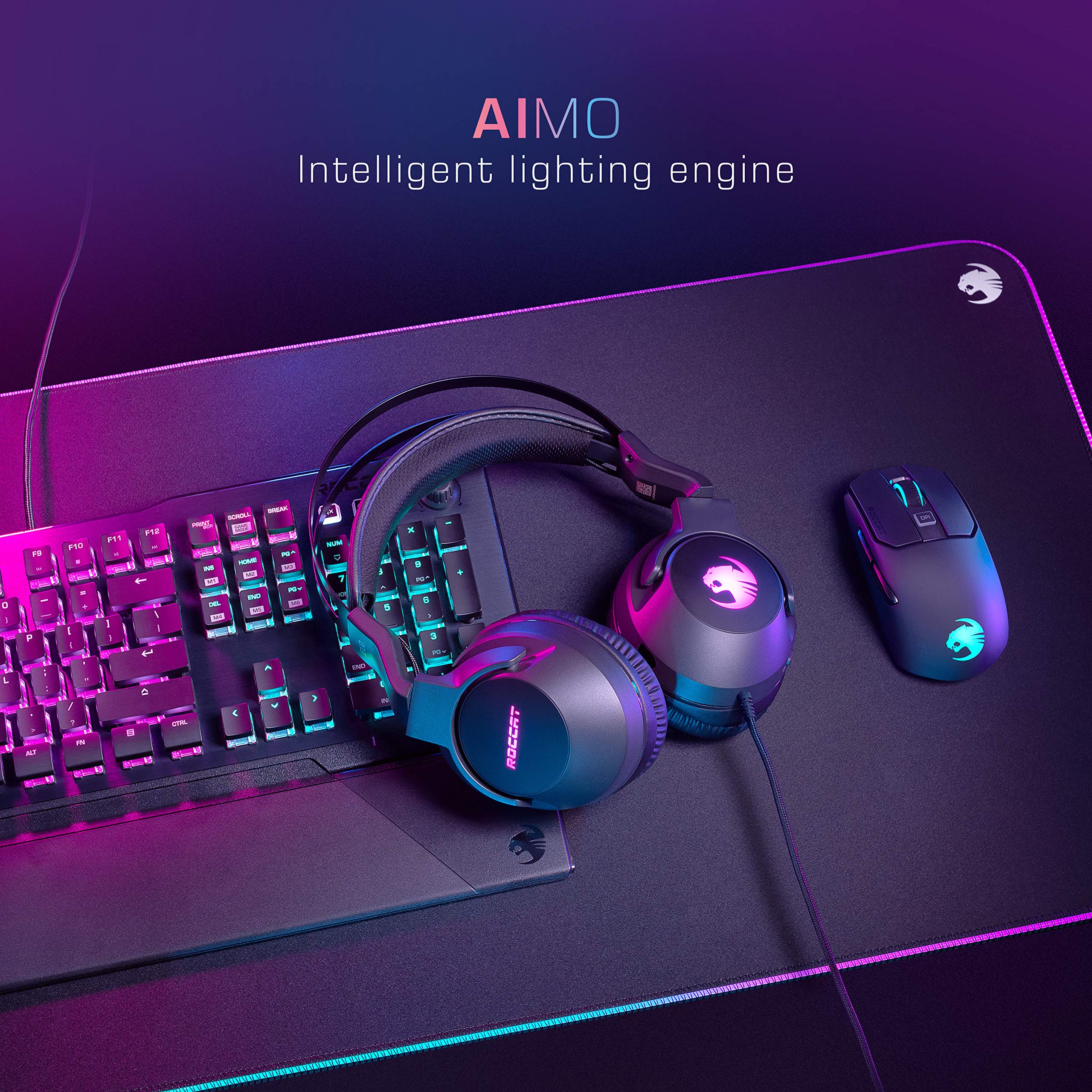 Foto 3 pulgar | Auriculares Para Videojuegos Roccat Elo 7.1 Usb Con Iluminación Rgb Aimo, Color Negro - Venta Internacional.