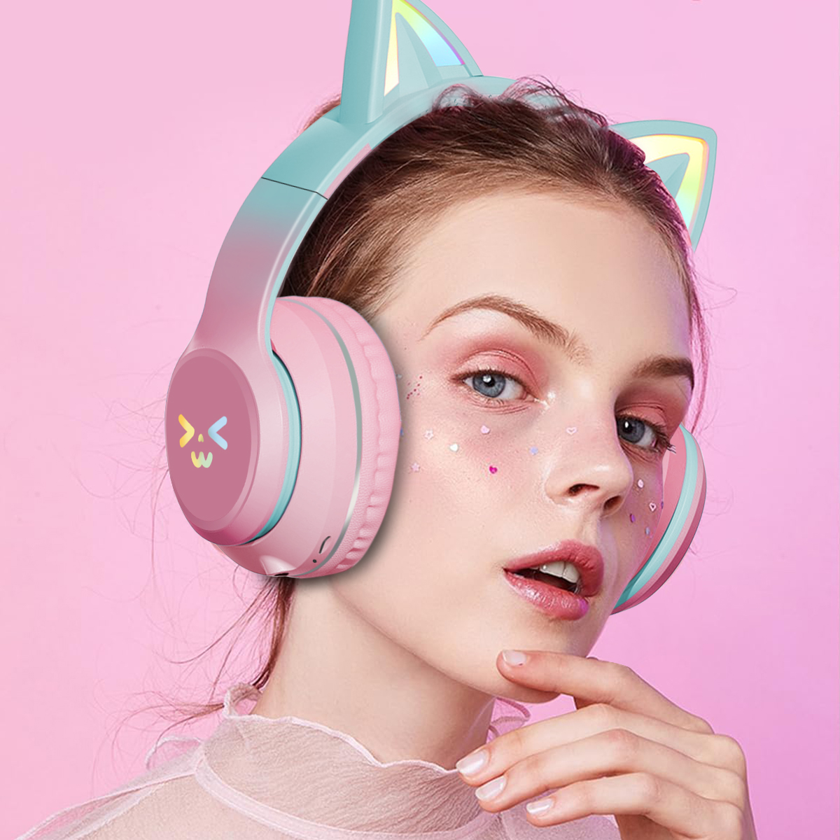 Foto 9 pulgar | Auriculares Inalámbricos Bluetooth Cat Ear Krios Para Niños