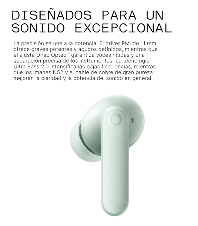 Foto 7 pulgar | Auriculares Inalámbricos CMF Buds 2 Verde Claro con Anc