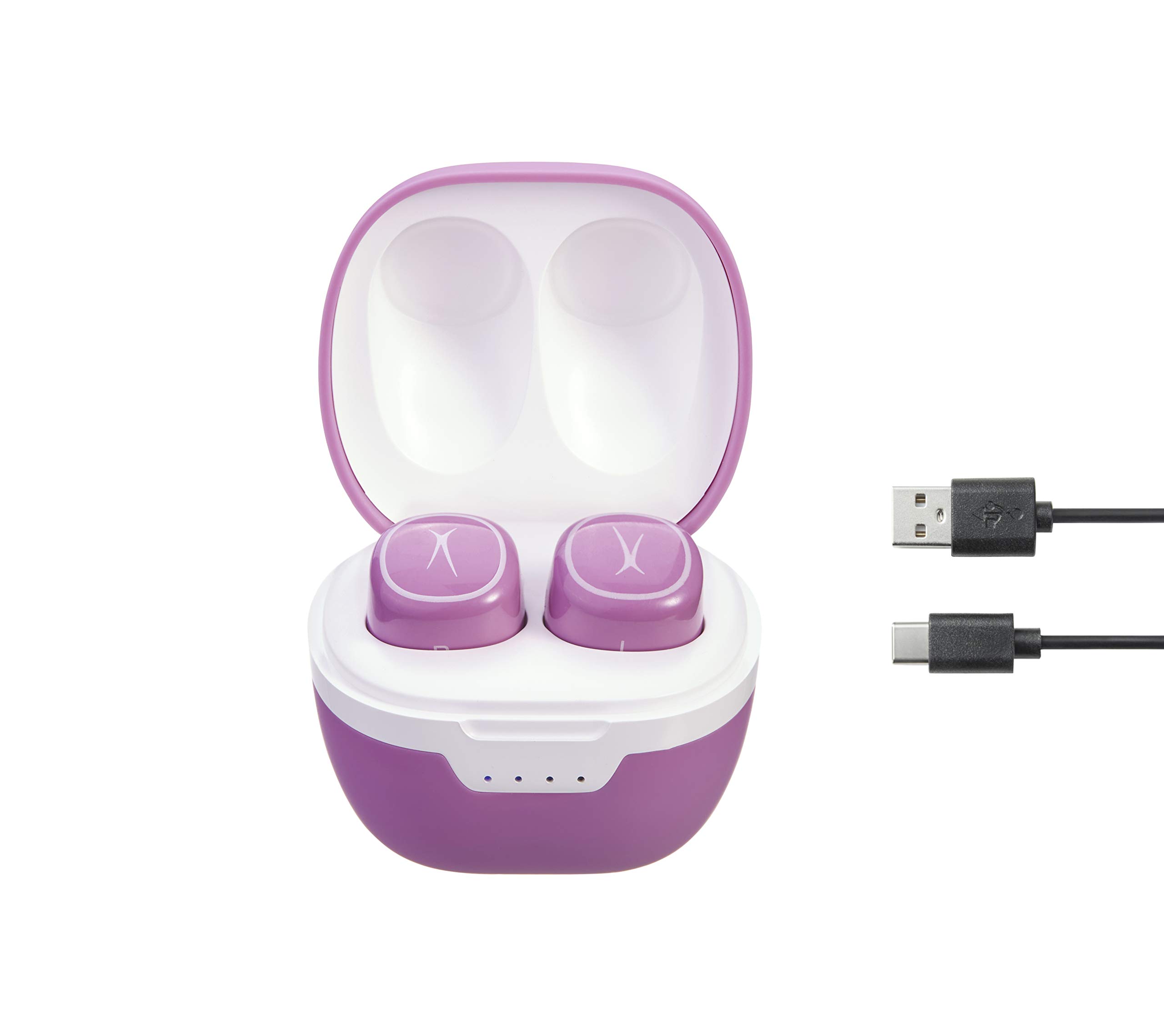 Foto 5 pulgar | Auriculares Altec Lansing Nanobuds Con Funda Truly Wireless, Color Morado - Venta Internacional.