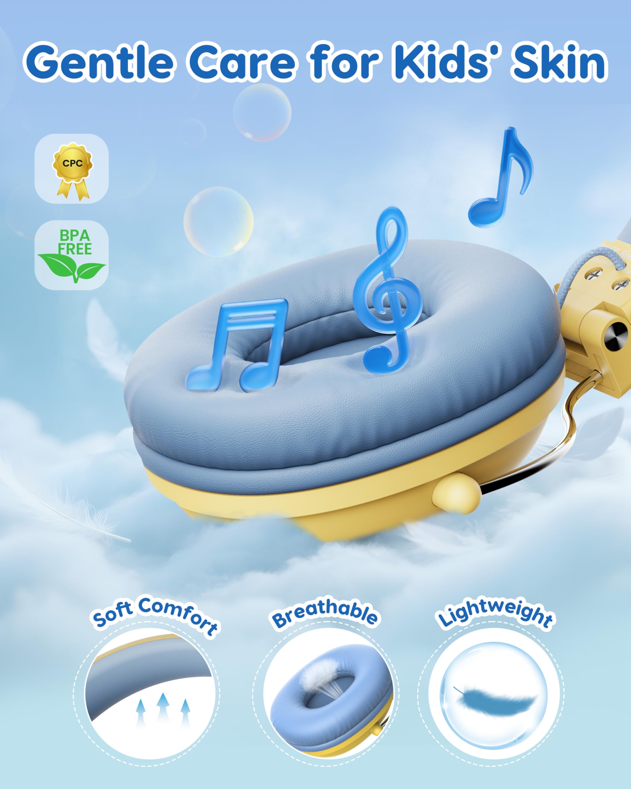 Foto 4 | Auriculares Awatrue Kids Wired Para Niños Pequeños Con Límite De Volumen De 74/85 Db - Venta Internacional.