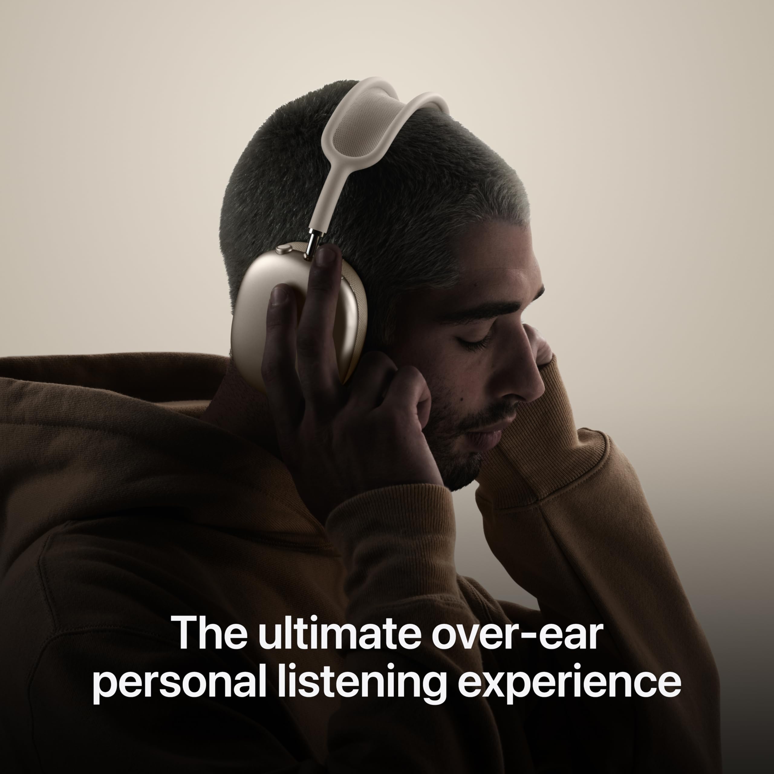 Foto 4 pulgar | Auriculares Supraaurales Inalámbricos Apple Airpods Max Starlight - Venta Internacional.