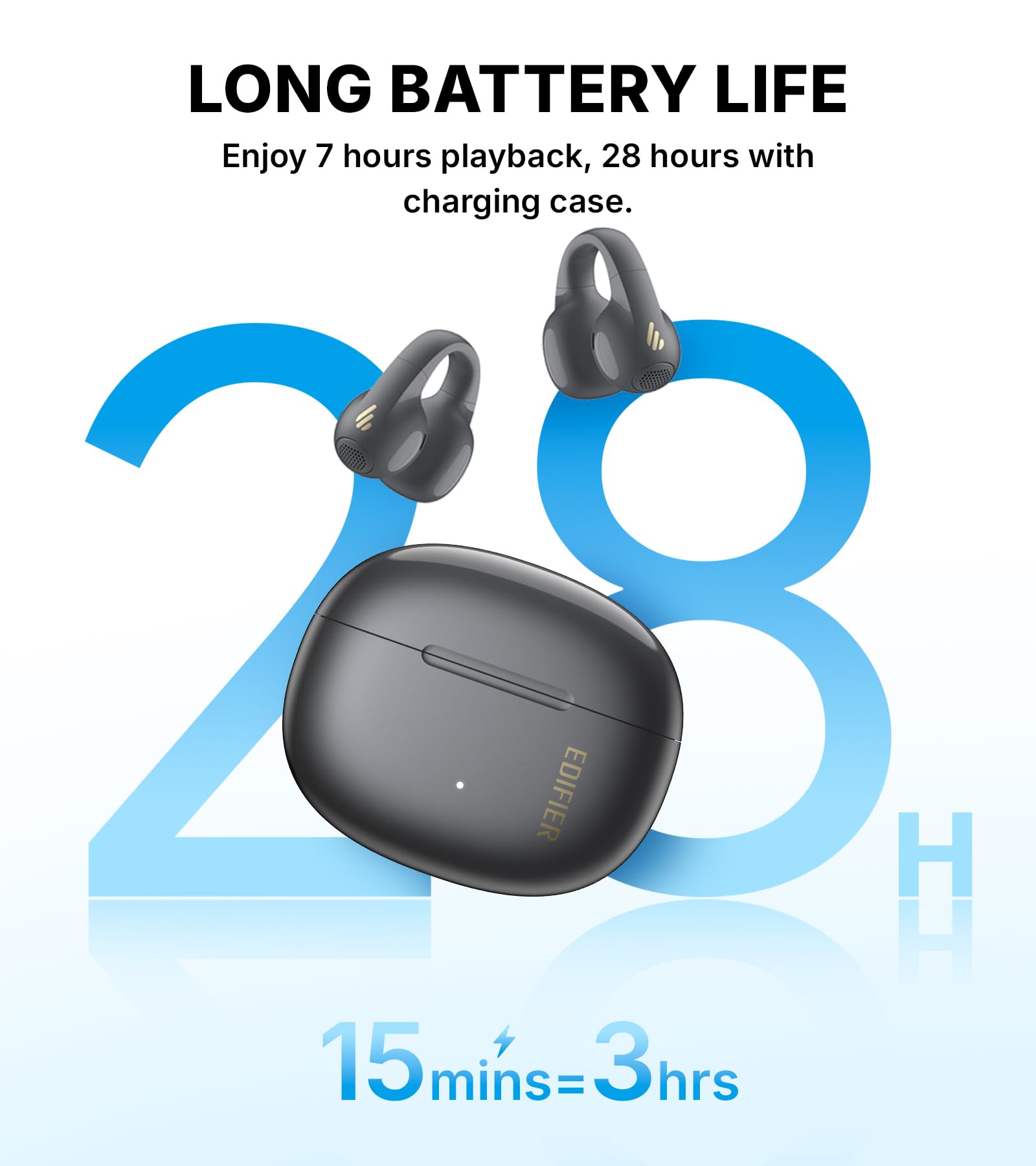 Foto 4 pulgar | Auriculares Inalámbricos Edifier R1 Bluetooth 5.4 28h Playtime Grey - Venta Internacional.