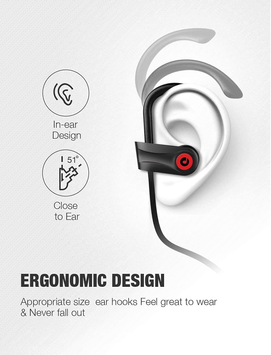 Foto 6 pulgar | Auriculares Bluetooth Otium U18 Inalámbricos Negros - Venta Internacional.