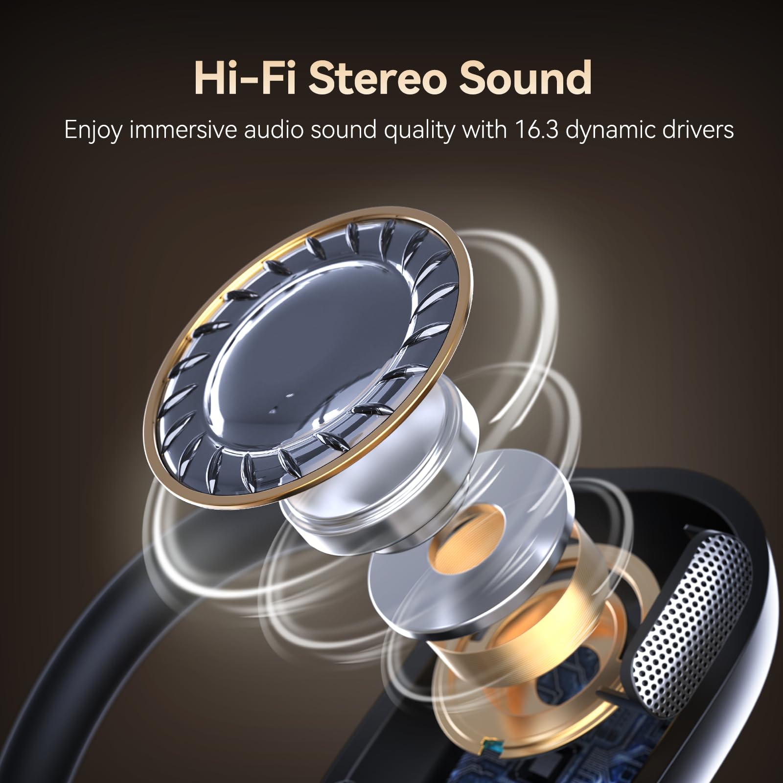 Foto 7 | Auriculares Inalámbricos Cxk O3 Bluetooth 5.3 Open Ear Con Micrófono - Venta Internacional.