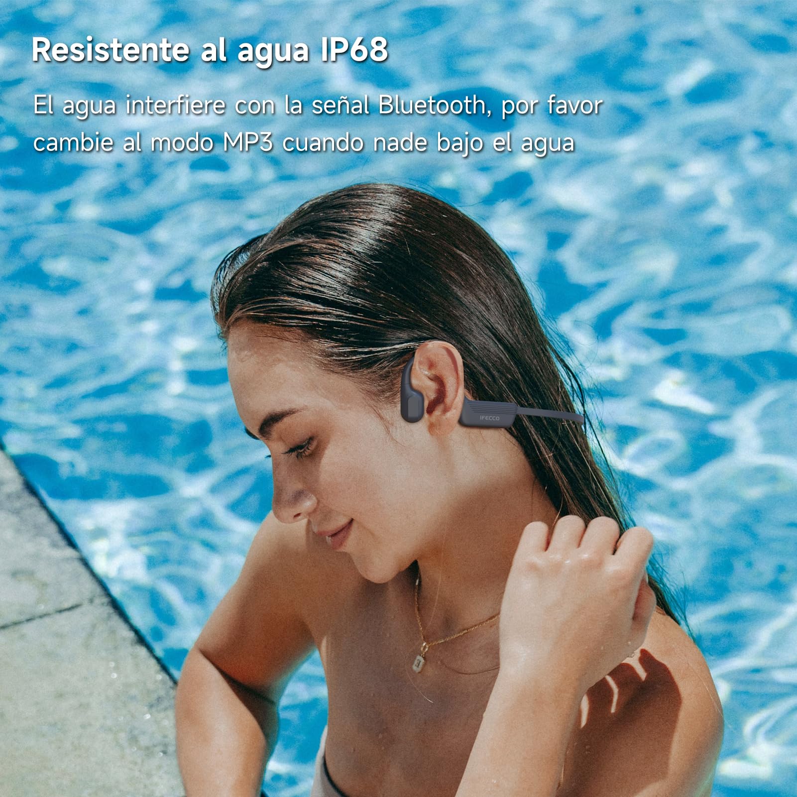 Foto 3 pulgar | Auriculares Impermeables De Conducción Ósea Ifecco Para Natación - Venta Internacional.