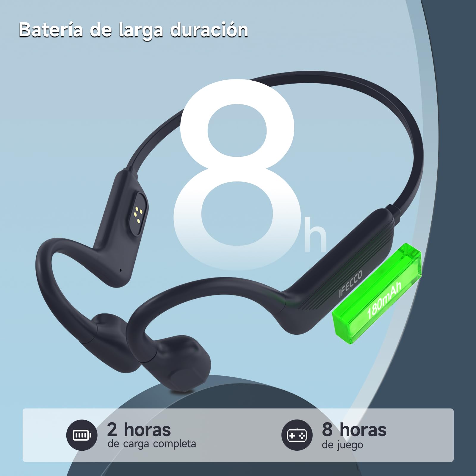 Foto 5 pulgar | Auriculares Impermeables De Conducción Ósea Ifecco Para Natación - Venta Internacional.