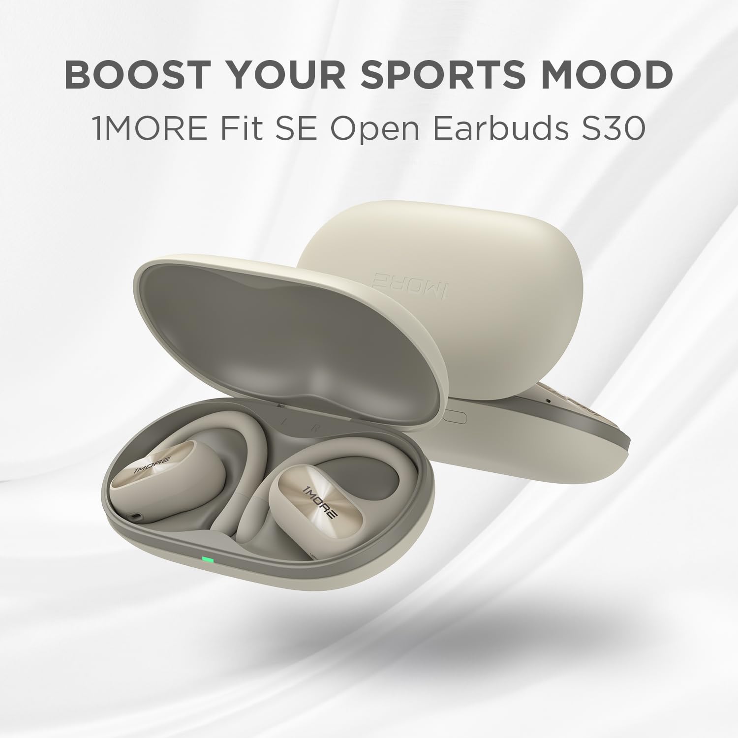 Foto 3 pulgar | Auriculares 1more Fit Se S30 Open Ear Bluetooth 5.3 Blancos - Venta Internacional.