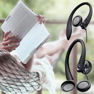 Foto 4 | Auriculares Philips Shs3200bk/37 Gancho Flexible Negro - Venta Internacional.
