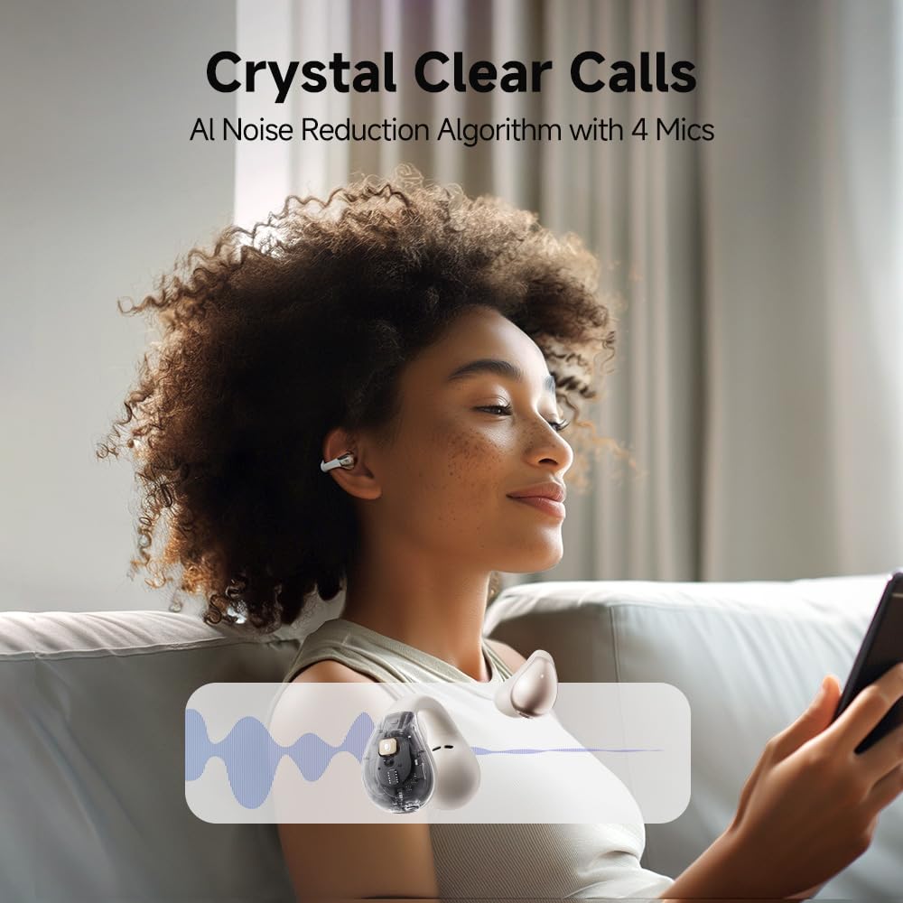 Foto 7 | Auriculares Inalámbricos Bluetooth De Oído Abierto Qcy Crossky C30 - Venta Internacional.