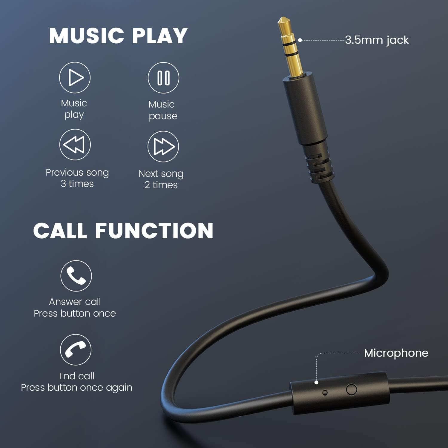 Foto 7 pulgar | Auriculares Con Cable Oneodio Para Colocar Sobre La Oreja Con Aislamiento De Ruido - Venta Internacional.