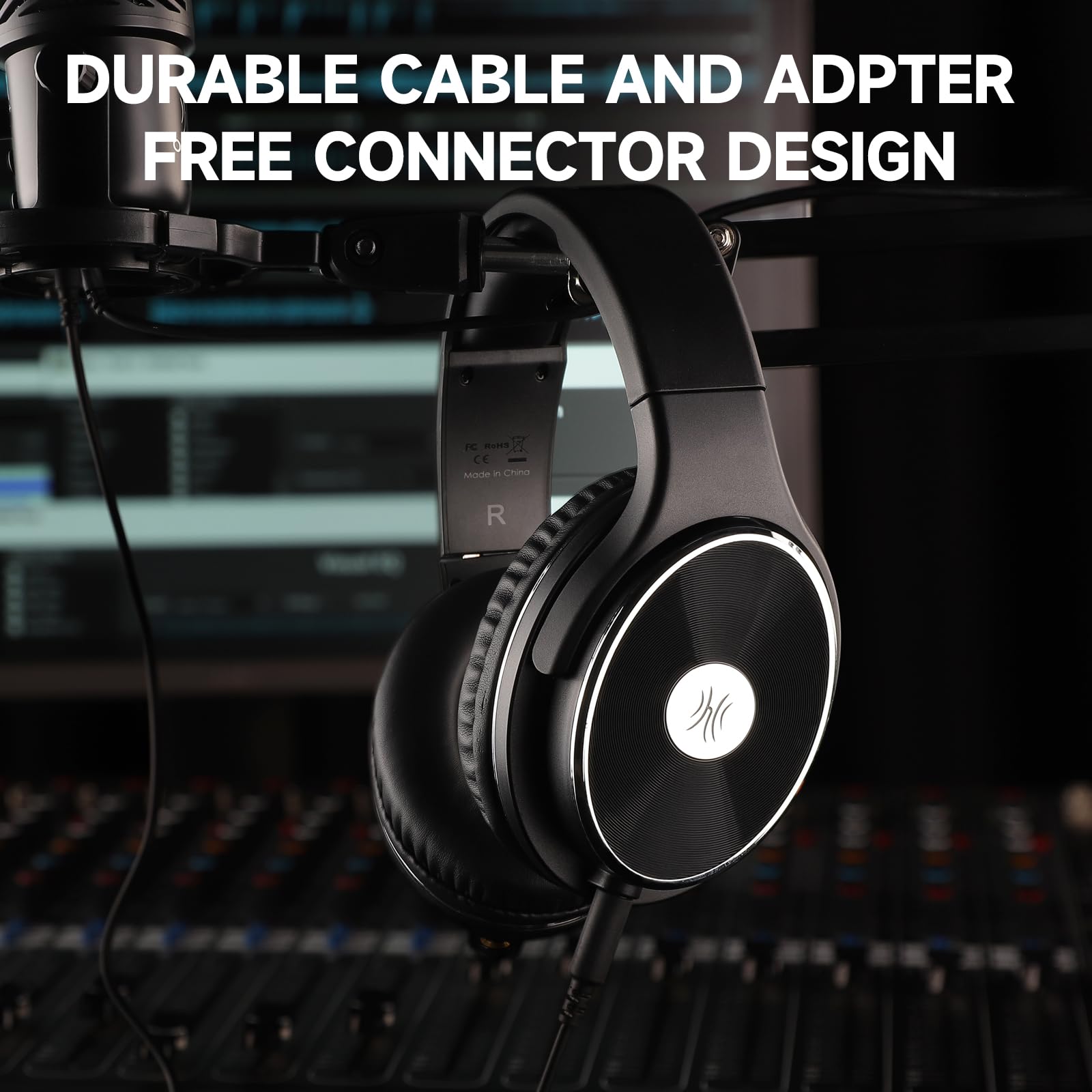Foto 7 | Auriculares Con Cable Oneodio Para Colocar Sobre La Oreja Con Aislamiento De Ruido - Venta Internacional.