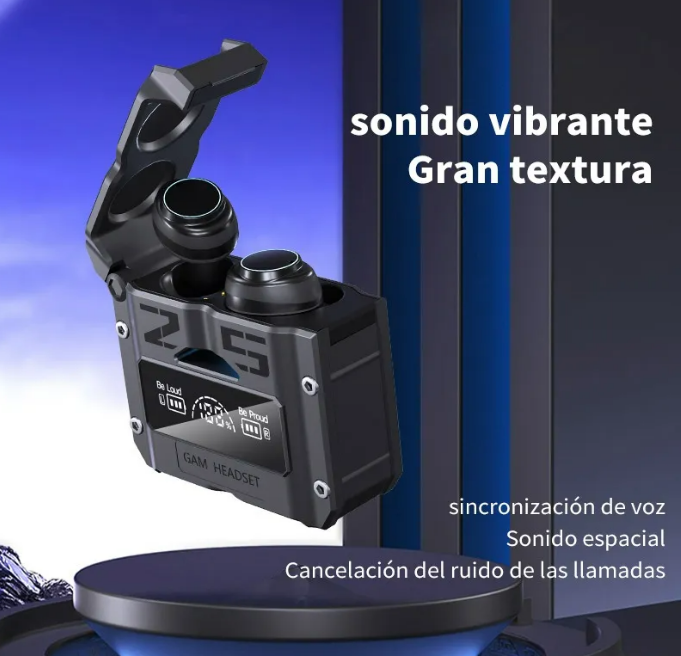 Foto 2 | Audífonos Xtellar In-ear Inalámbricos Bluetooth 5.1 Con Micrófono - Negros