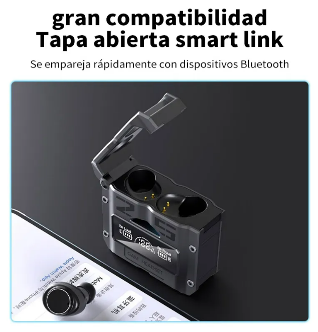 Foto 5 pulgar | Audífonos Xtellar In-ear Inalámbricos Bluetooth 5.1 Con Micrófono - Negros