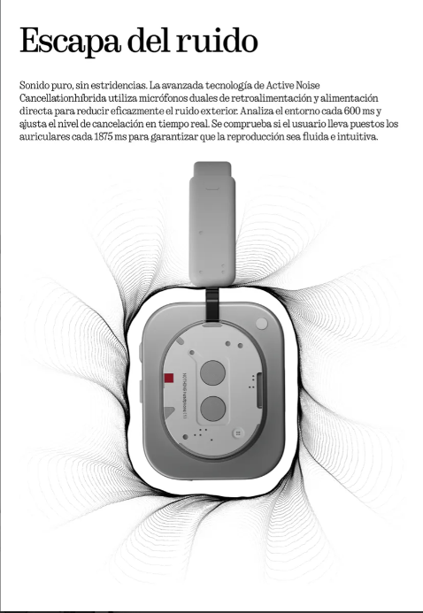Foto 9 pulgar | Headphone Nothing (1) Versión Intl Blanca Con Funda Y Cable