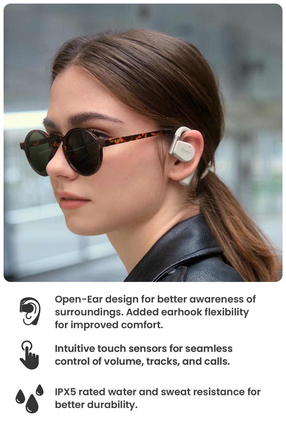 Foto 4 pulgar | Auriculares De Oído Abierto Cleer Audio Arc Ii Bluetooth 5.3 3.5 H - Venta Internacional.