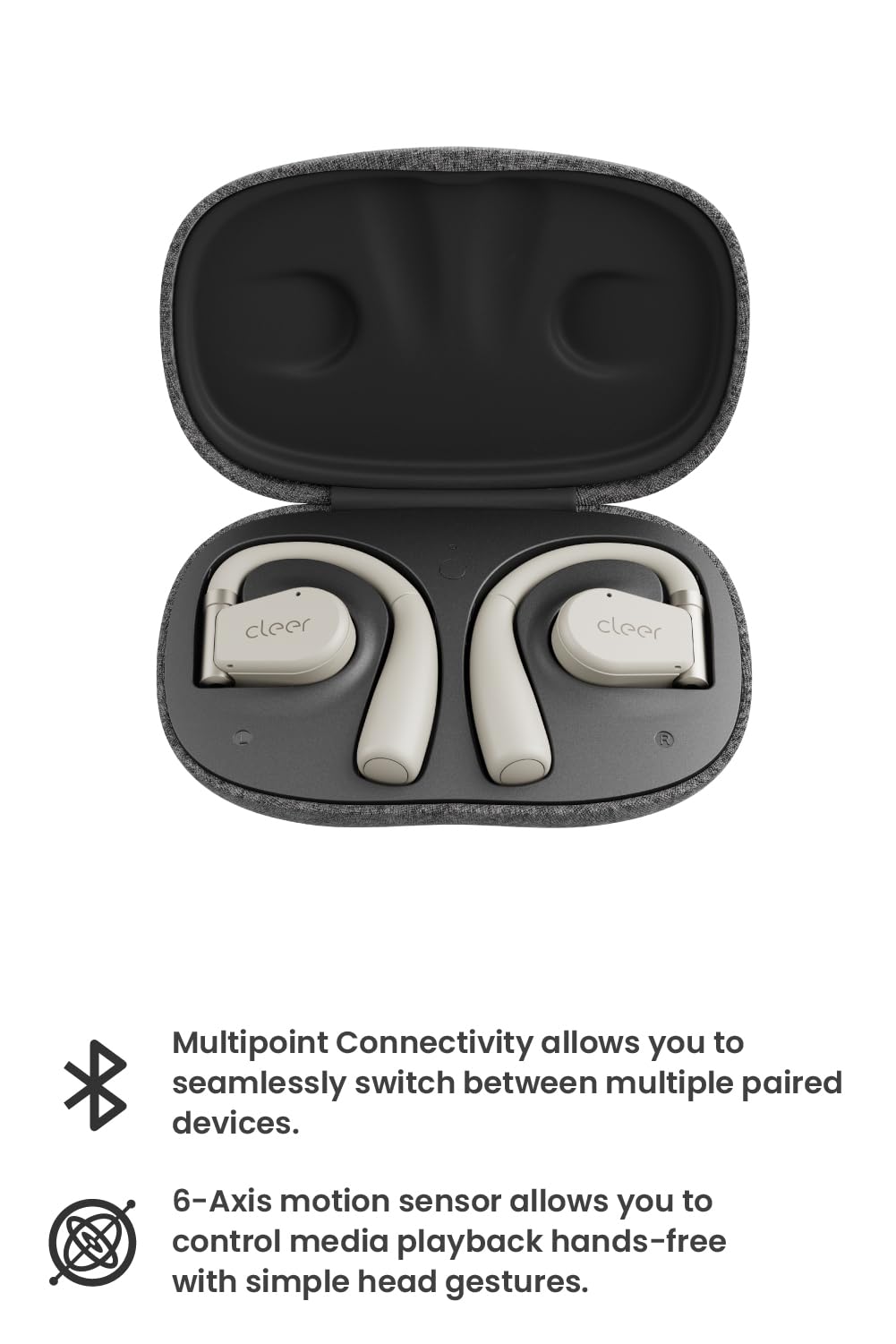 Foto 6 pulgar | Auriculares De Oído Abierto Cleer Audio Arc Ii Bluetooth 5.3 3.5 H - Venta Internacional.