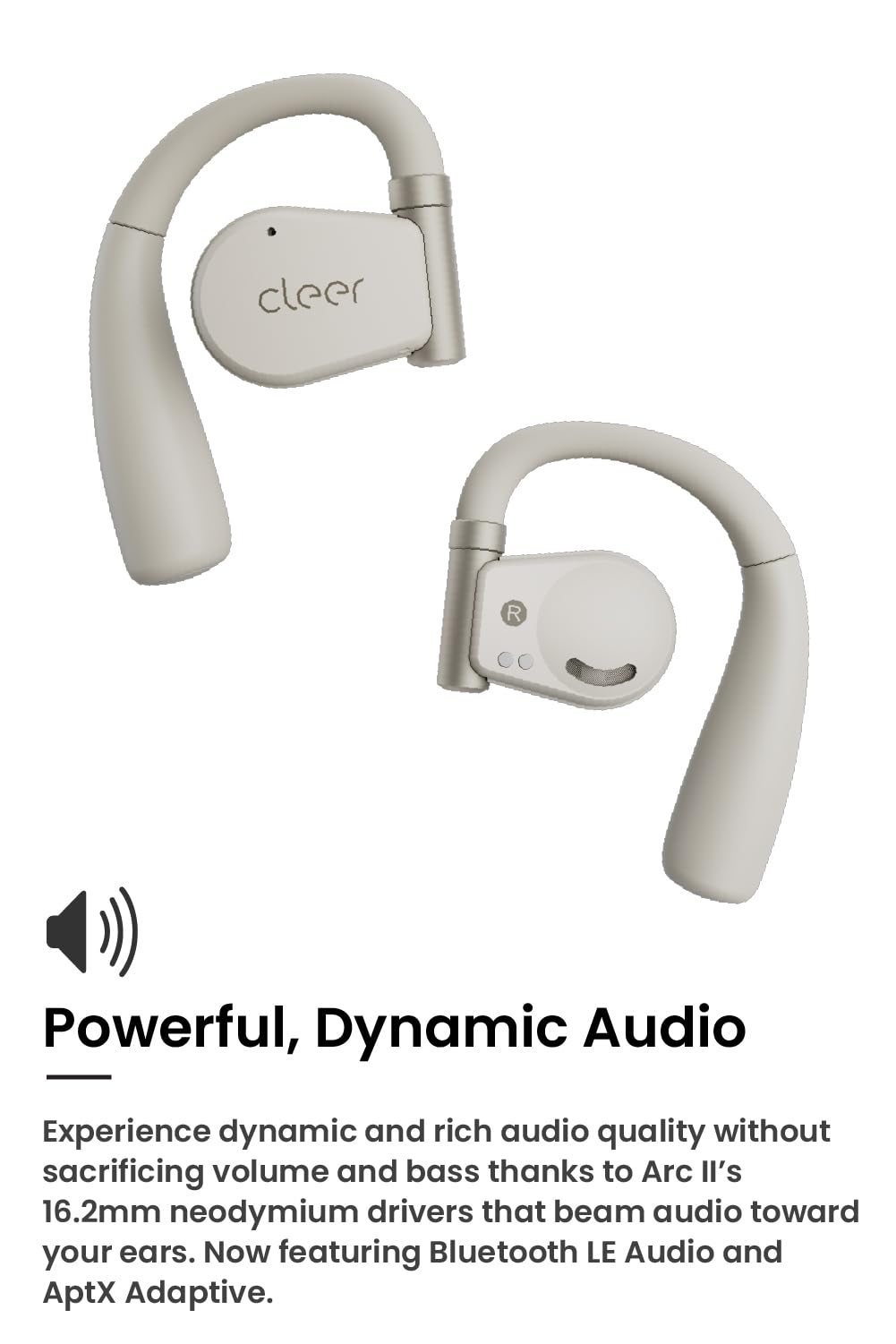 Foto 8 pulgar | Auriculares De Oído Abierto Cleer Audio Arc Ii Bluetooth 5.3 3.5 H - Venta Internacional.